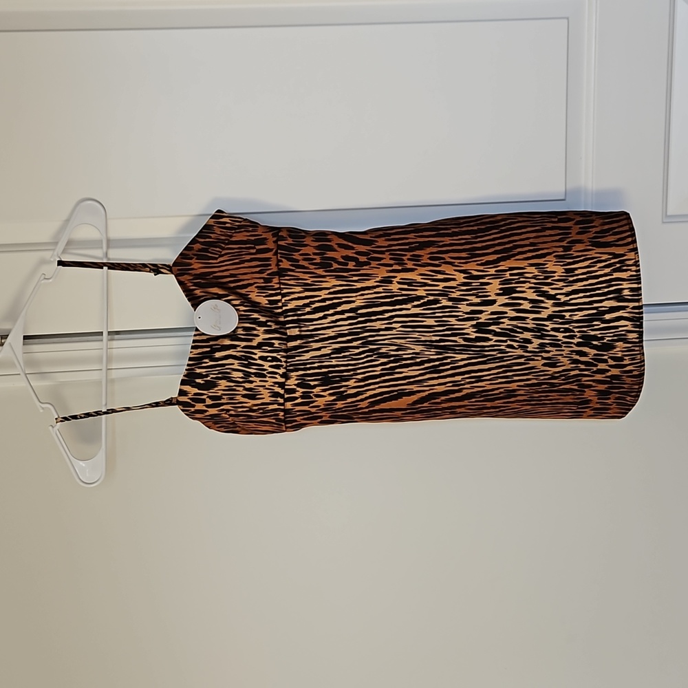 Leopard mini dress